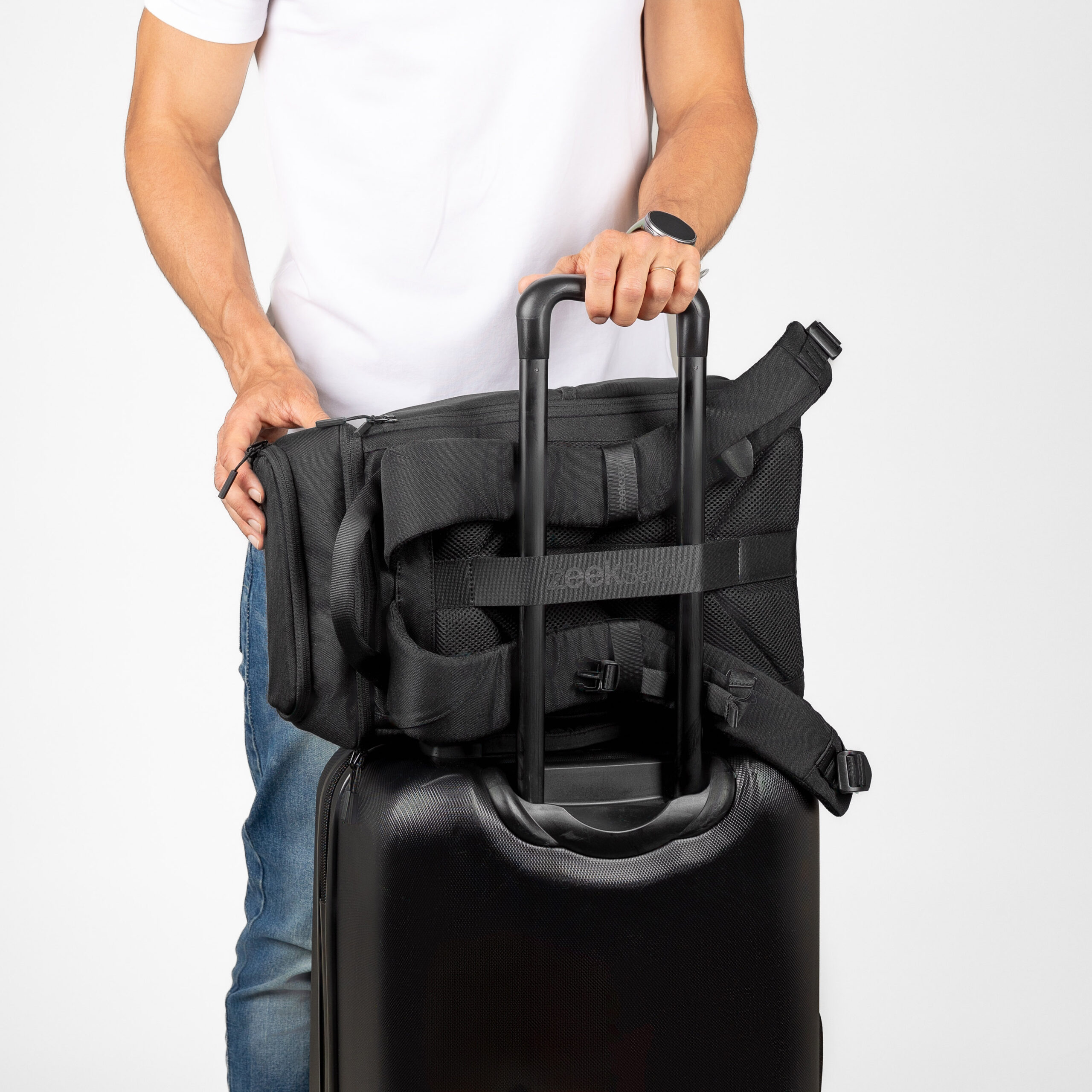 zeeksack med firmalogo - the daypacker