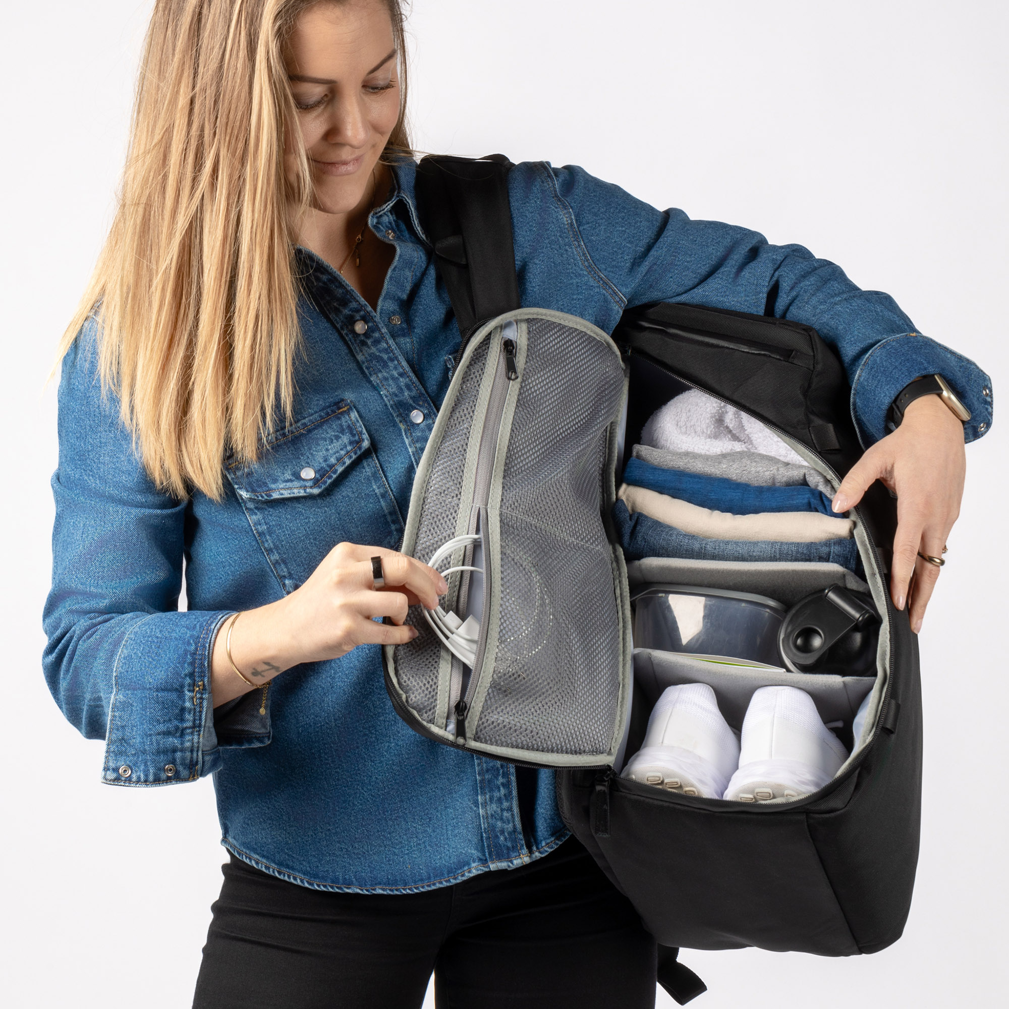 zeeksack med firmalogo - the organizer